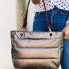 Bolsa Clásica Poli-piel Antimonio