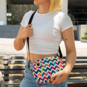 CROSSBODY CLÁSICA POLIÉSTER ZIG-ZAG